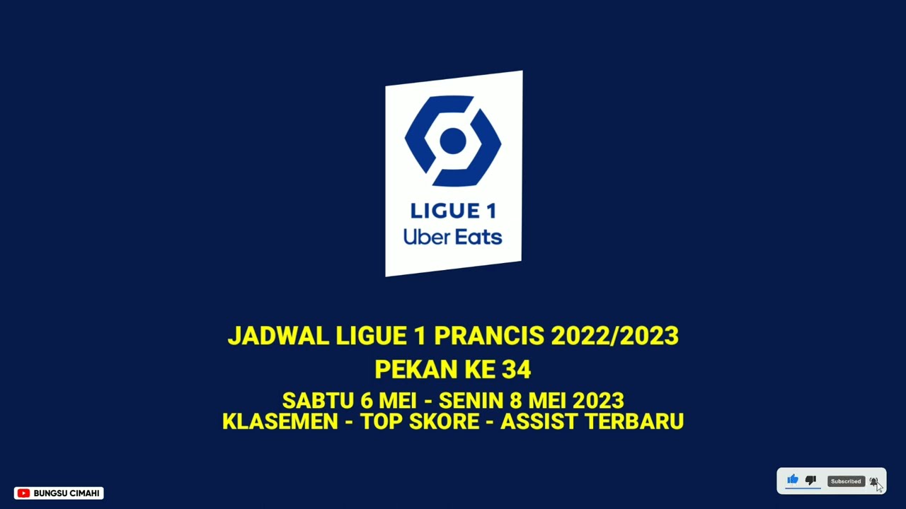 Jadwal Liga Prancis 2023