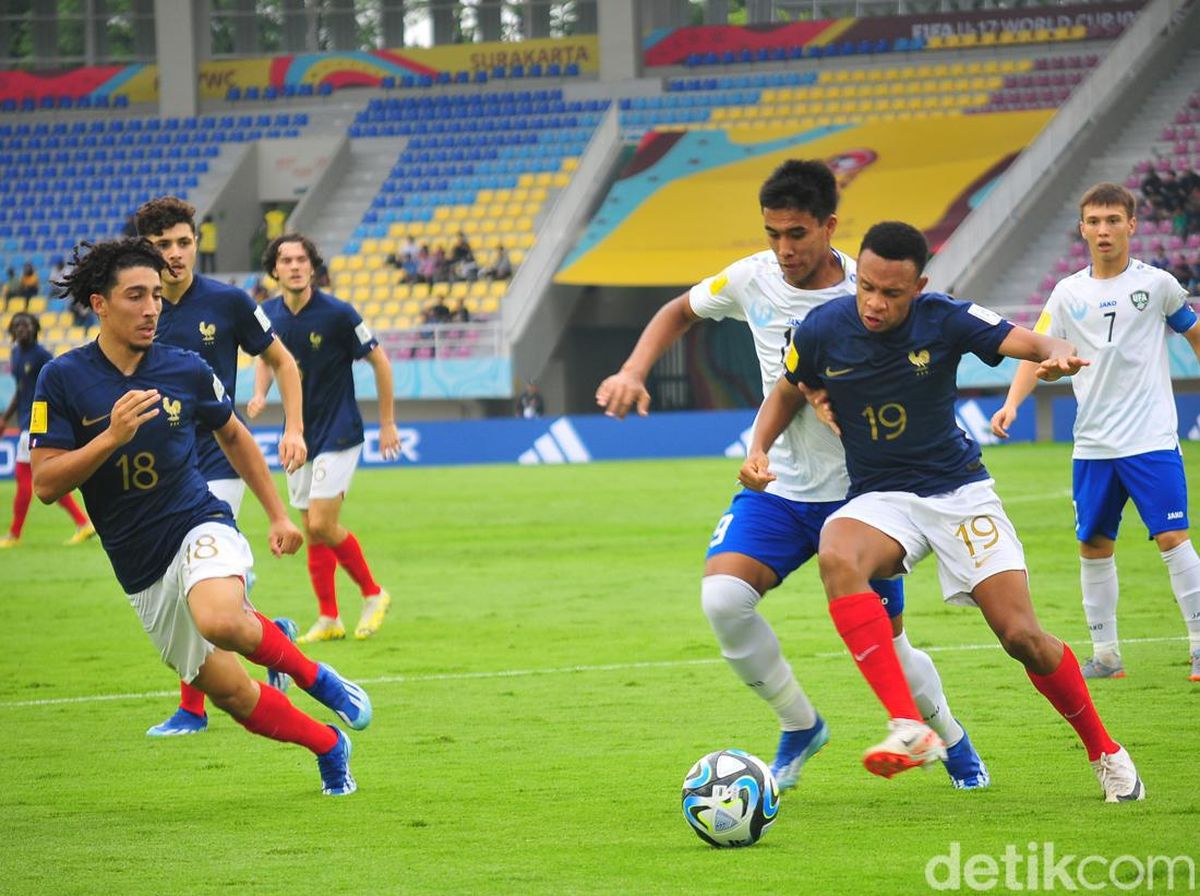 Prancis Vs Uzbeksitan di Piala Dunia U-17 Solo, Sama Kuat di Babak Pertama