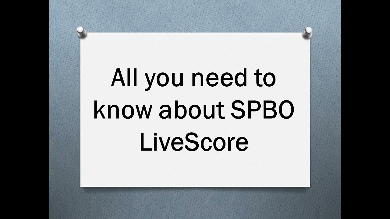 SPBO Live Pengalaman Taruhan Olahraga yang Menarik